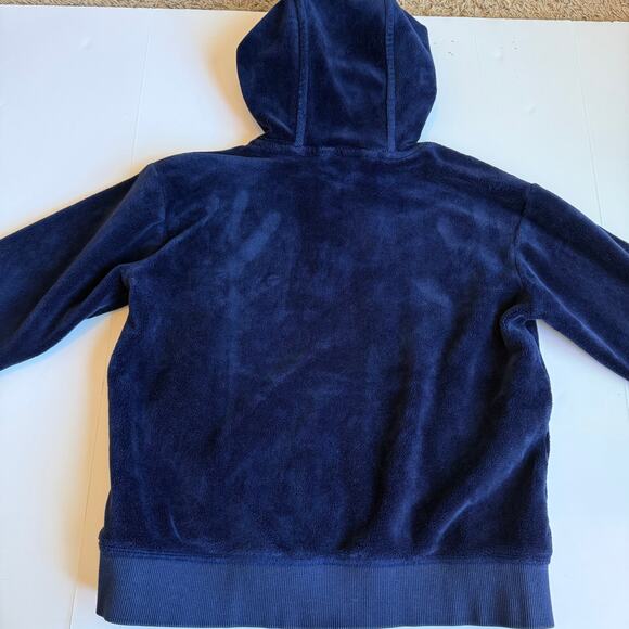 Athleta Girl Feelin Good Hoodie Navy Blue Girls Medium 8-10 - Picture 9 of 9